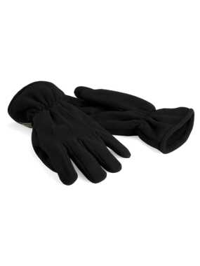 Unisex rukavice (Beechfield Suprafleece Thinsulate Gloves) > čierna > L/XL