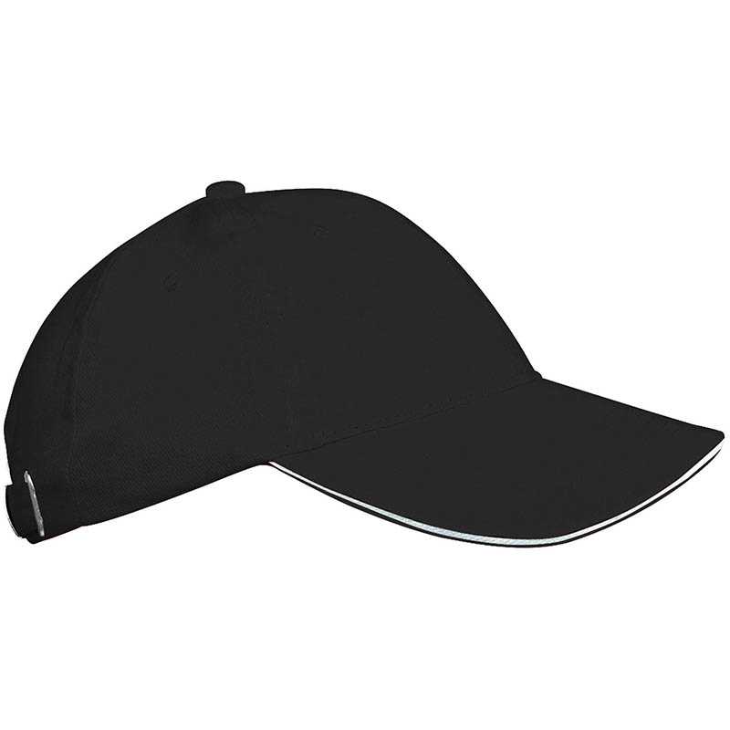 Detská 6 panelová šiltovka (KARIBAN ORLANDO KIDS CHILDREN CAP)>šedá (dark) / šedá (light)