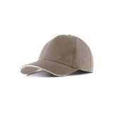 Detská 6 panelová šiltovka (KARIBAN ORLANDO KIDS CHILDREN CAP) > červená / biela