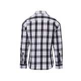 Dámska košeľa(PREMIER "GINMILL" CHECK -LADIES COTTON LONG SLEEVE SHIRT)>čierna / biela>2XL