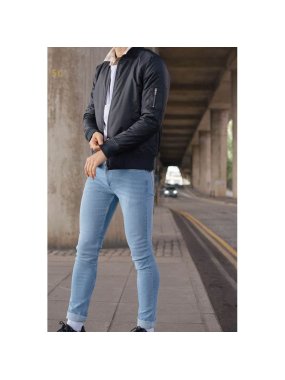 Pánske nohavice (So Denim MAX SLIM JEANS) > modrá (light wash) > 40-L
