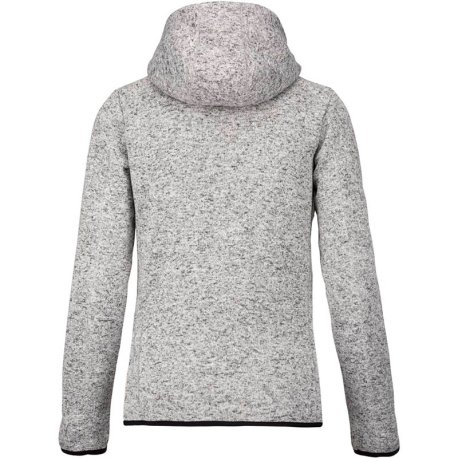 Dámska mikina (Proact"LADIES' HEATHER HOODIE") > šedá (light melange) > L