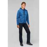 Dámska mikina (Proact"LADIES' HEATHER HOODIE") > modrá (light royal melange) > L