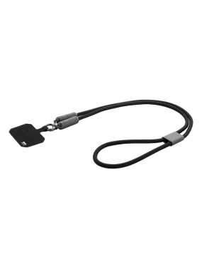 60W kábel na mobilný telefón RPET s pútkom > čierna