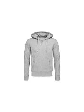 Pánska mikina (Active Sweatjacket STEDMAN) > šedá (heather) > 3XL