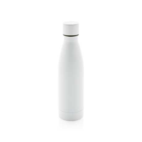 Celofarebná termo fľaša z RCS recyklovanej ocele 500ml > biela