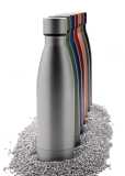 Celofarebná termo fľaša z RCS recyklovanej ocele 500ml > biela
