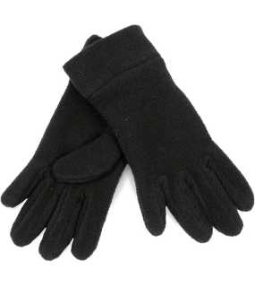 Detské rukavice (K-UP KIDS' FLEECE GLOVES) > čierna > 9/12