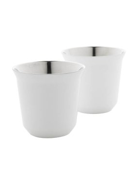 Sada hrnčekov na espresso RSS > biela