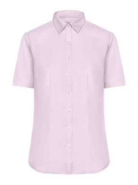Dámska košeľa(JN Ladies Shirt Shortsleeve Micro-Twill) > ružová (light) > L