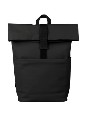 Rolovací ruksak na notebook z PU > čierna