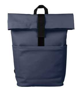 Rolovací ruksak na notebook z PU > modrá