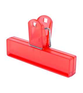 Klip na uzatvretie obalu > červená