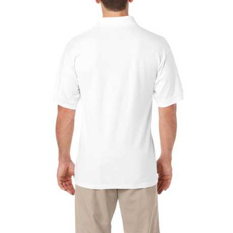Unisex polokošeľa (GILDAN DRYBLEND ADULT JERSEY POLO) > biela > 2XL