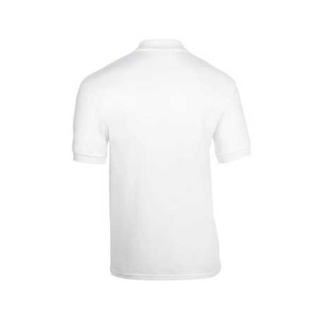 Unisex polokošeľa (GILDAN DRYBLEND ADULT JERSEY POLO) > biela > 2XL