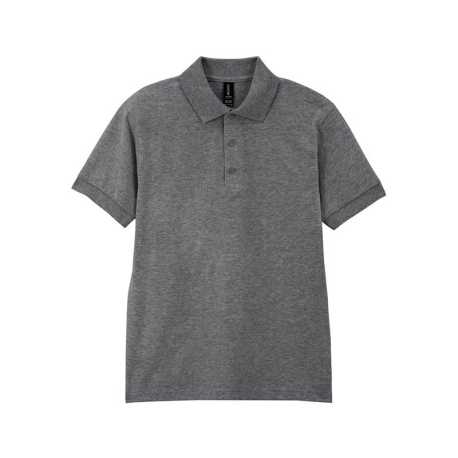 Unisex polokošeľa (GILDAN DRYBLEND ADULT JERSEY POLO) > šedá (graphite heather) > L