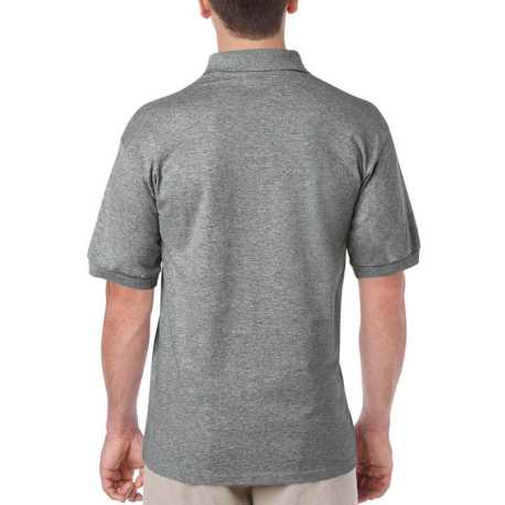 Unisex polokošeľa (GILDAN DRYBLEND ADULT JERSEY POLO) > šedá (graphite heather) > L