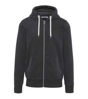 Pánska mikina (KARIBAN MEN’S VINTAGE ZIPPED HOODED SWEATSHIRT)>šedá (charcoal vintage)>S