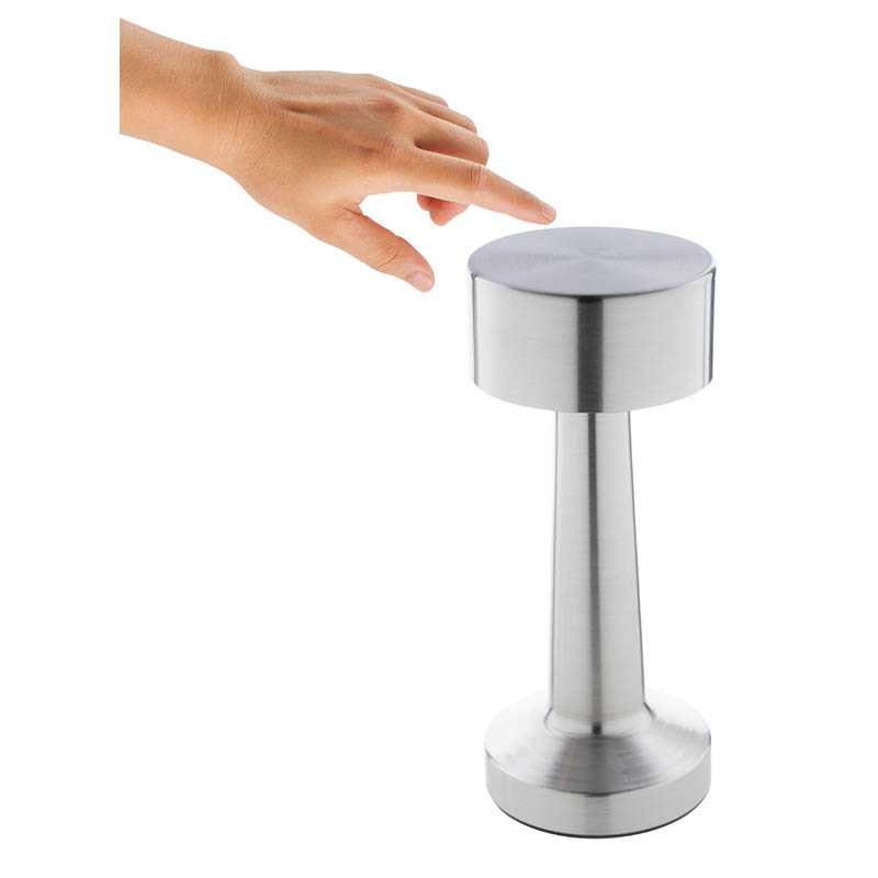 Barová stolná lampa > strieborná