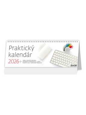 Stolový kalendár (Praktický kalendár 2026) - 33,6 x 15,6 cm