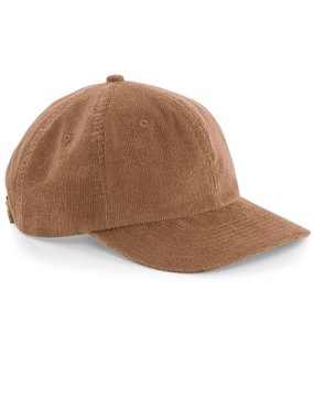 Unisex šiltovka (Beechfield Heritage Cord Cap) > hnedá (camel)