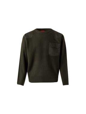 Pánsky sveter (VELILLA KNITTED JUMPER) > hnedá (khaki) > 2XL