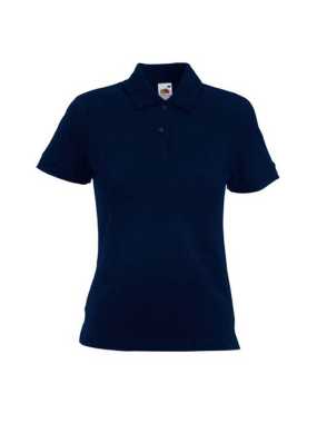 Dámska polokošeľa (FRUIT OF THE LOOM Lady-Fit Polo ) > modrá (deep navy) > XL