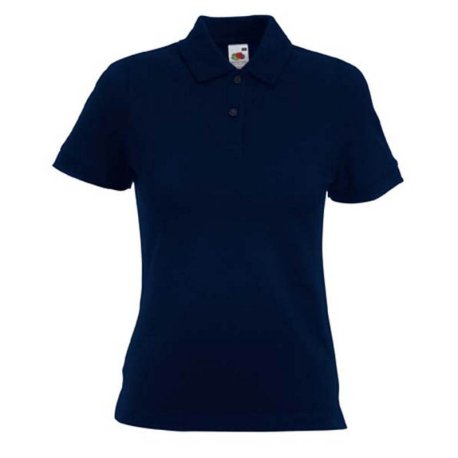 Dámska polokošeľa (FRUIT OF THE LOOM Lady-Fit Polo ) > modrá (deep navy) > XL