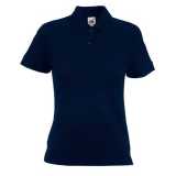 Dámska polokošeľa (FRUIT OF THE LOOM Lady-Fit Polo ) > modrá (deep navy) > XL