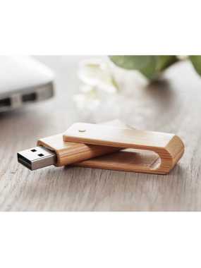 USB flash pamäť z bambusu 16GB > hnedá (wood) > 16GB