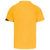 Detské tričko(Proact KIDS' SS SPORTS T-SHIRT)>žltá(sporty)/čierna/šedá(storm)>12/14