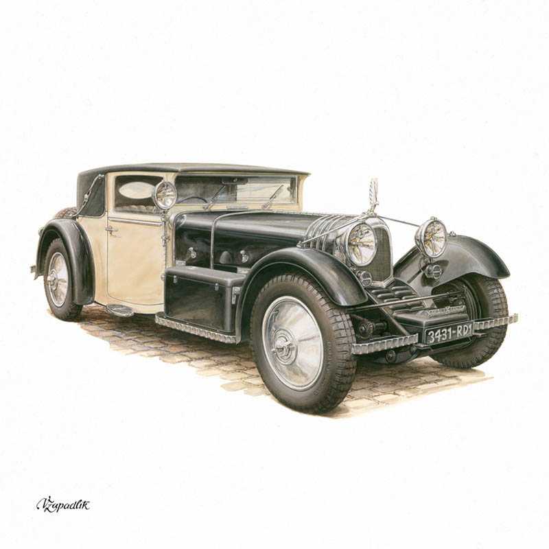 Nástenný kalendár (Classic Cars – Václav Zapadlík 2026) - 30 x 30 x 1 cm