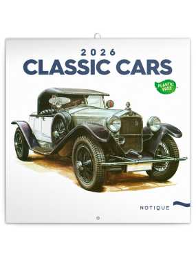 Nástenný kalendár (Classic Cars – Václav Zapadlík 2026) - 30 x 30 x 1 cm