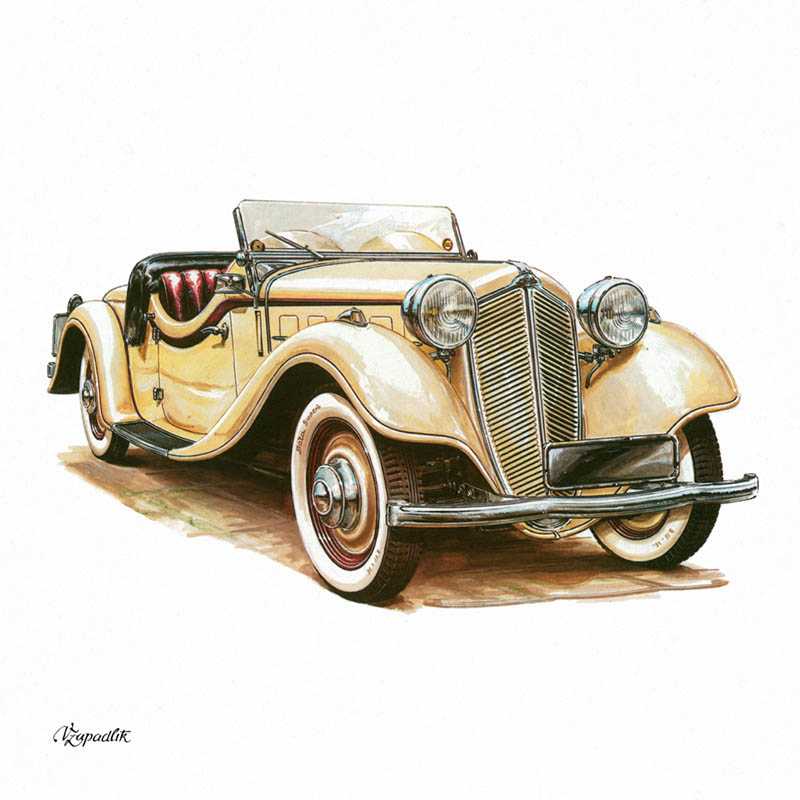 Nástenný kalendár (Classic Cars – Václav Zapadlík 2026) - 30 x 30 x 1 cm