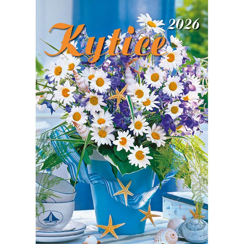 Nástenný kalendár (Kytice 2026) - 24 x 34 cm