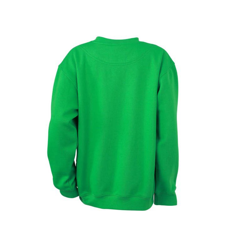 Detská mikina (JN Round Sweat Heavy Junior) > zelená (fern) > XS