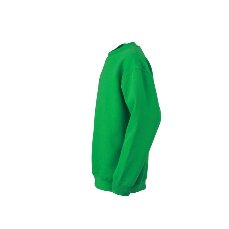 Detská mikina (JN Round Sweat Heavy Junior) > zelená (fern) > XS