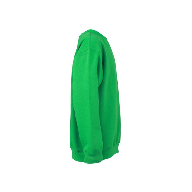 Detská mikina (JN Round Sweat Heavy Junior) > zelená (fern) > XS