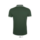 Pánska polokošeľa (SOLS MEN POLO SHIRT) > zelená (forest) / biela > 2XL