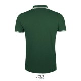 Pánska polokošeľa (SOLS MEN POLO SHIRT) > zelená (forest) / biela > 2XL