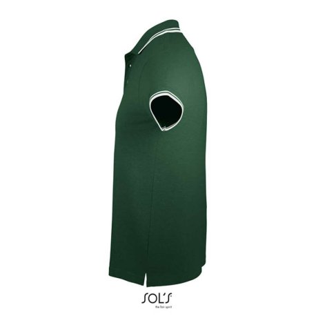 Pánska polokošeľa (SOLS MEN POLO SHIRT) > zelená (forest) / biela > 2XL
