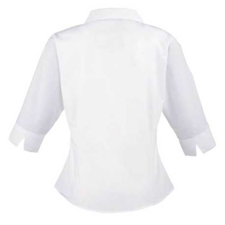 Dámska košeľa (PREMIER LADIES’ 3 SLEEVE POPLIN BLOUSE) > biela > XS