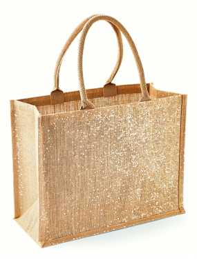 Nákupná taška (WM Shimmer Jute Shopper) > žltá (natural)