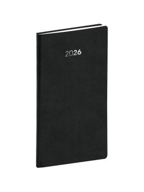 Diár (Balakon 2026) - 9 x 15,5 x 1 cm  > čierna > vreckový týždenný