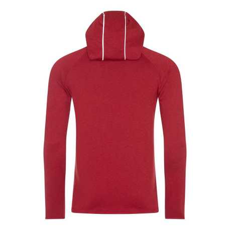 Pánska mikina (Just Cool MENS COOL COWL NECK TOP) > červená (melange) > 2XL