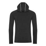Pánska mikina (Just Cool MENS COOL COWL NECK TOP) > čierna (slate melange) > S
