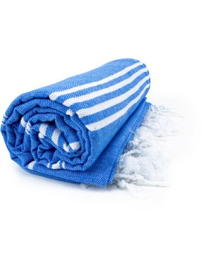 Osuška (THE ONE Hamam Sultan Towel) > modrá / biela > 100 x 180 cm