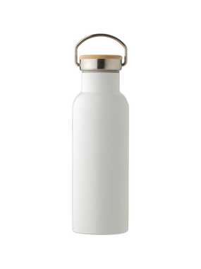 Nerezová dvojstenná fľaša na pitie (500 ml) > biela
