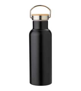Nerezová dvojstenná fľaša na pitie (500 ml) > čierna