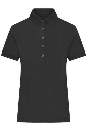 Dámska polokošeľa (DAIBER Ladies' Mercerised Polo) > čierna > M